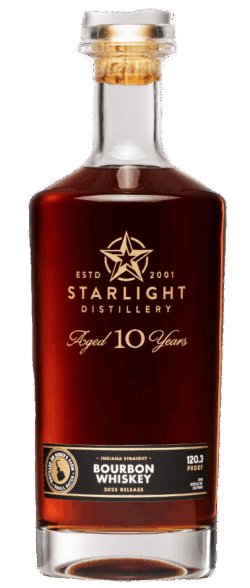 Starlight Distillery 10 Year Old Bourbon spirit image