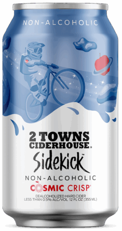 2 Towns Ciderhouse Sidekick Cosmic Crisp spirit image
