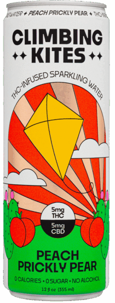 Climbing Kites Peach Prickly Pear spirit image
