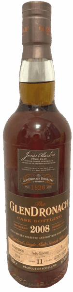 GlenDronach Cask Bottling 2008 spirit image