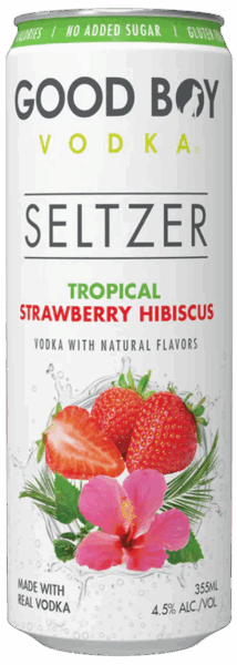 Good Boy Vodka Cocktail Strawberry & Hibiscus spirit image