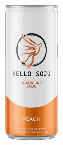 Hello Soju Peach spirit image