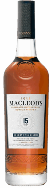 Macleod’s Highland Single Malt 15 Years Sherry Cask Finish spirit image