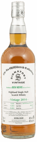 Signatory Vintage Ben Nevis 2014 8 Years spirit image
