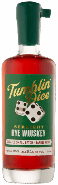 Tumblin Dice Straight Rye Small Batch Barrel Proof spirit image