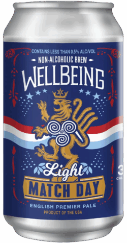 WellBeing Brewery Match Day Light spirit image