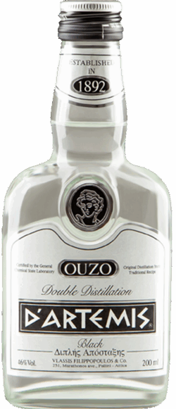 D’Artemis Ouzo Black spirit image