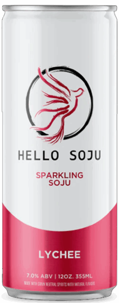 Hello Soju Lychee spirit image