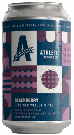 Athletic Brewing Co. Blackberry Berliner Weisse spirit image