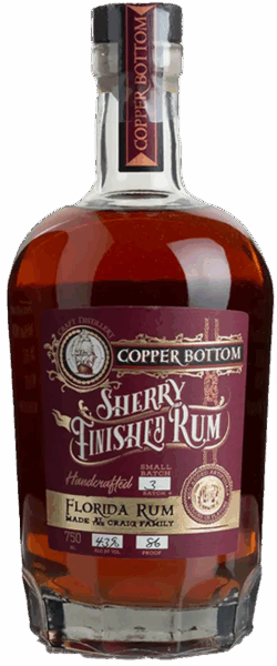 Copper Bottom Sherry Finished Rum spirit image