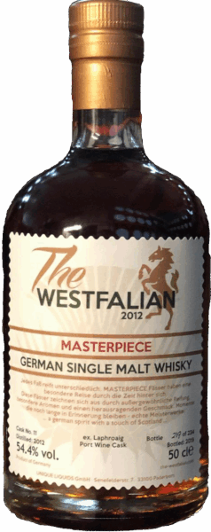 The Westfalian 2012 Masterpiece German Single Malt Whisky spirit image