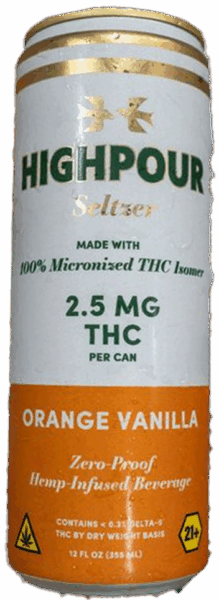 Highpour Orange Vanilla Seltzer spirit image