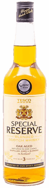 Tesco Special Reserve Blended Scotch 3 Years spirit image