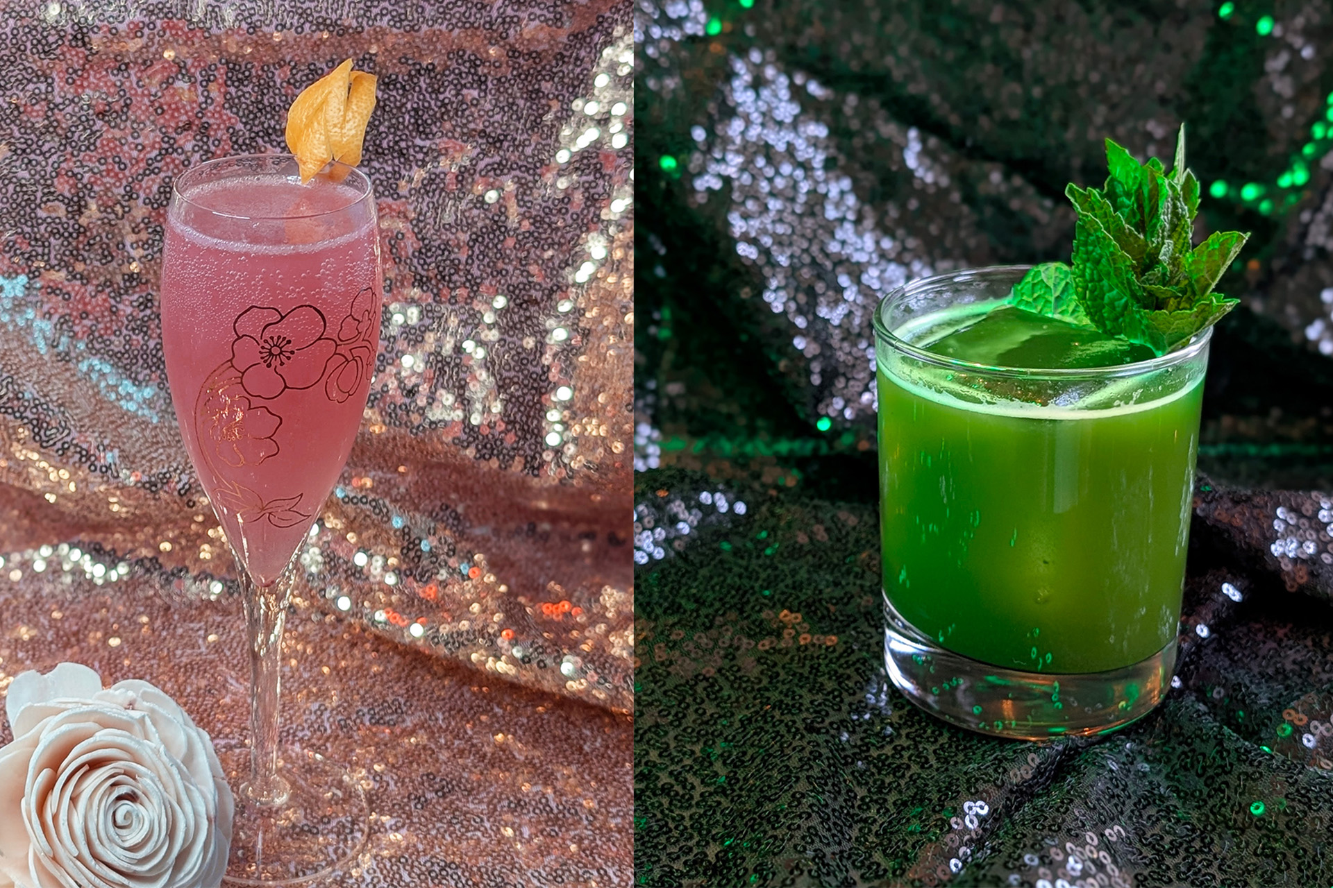Wicked-themed cocktails