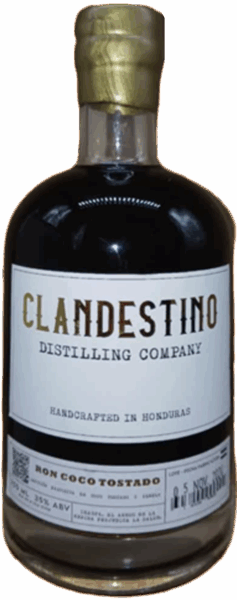 Clandestino Distilling Company Ron Coco Tostado spirit image