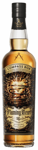Compass Box Flaming Heart 25th Anniversary spirit image