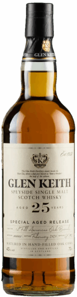 Glen Keith Speyside Single Malt Scotch 25 Years spirit image