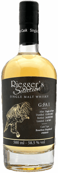 Riegger’s Selection Single Malt Whisky G:FA 1 spirit image