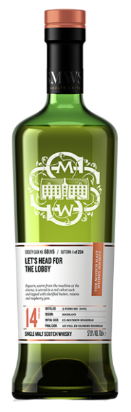 Scotch Malt Whisky Society Cask No. 68.115: Let’s Head for the Lobby spirit image