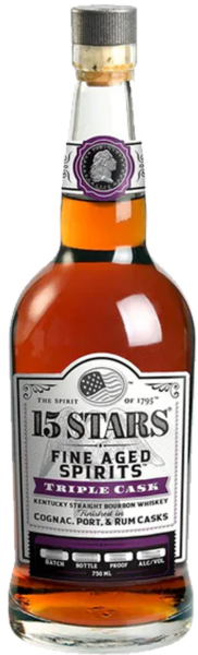 15 Stars Triple Cask Straight Bourbon Whiskey spirit image