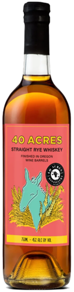40 Acres Straight Rye Whiskey Finished in Oregon Wine Barrels spirit image