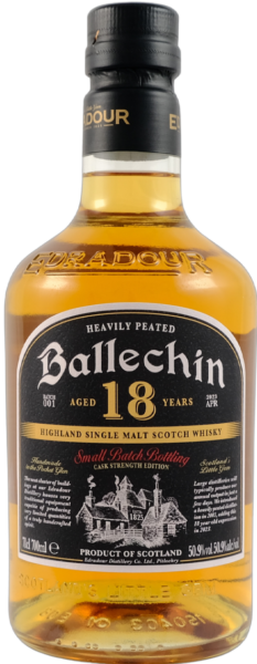 Ballechin 18 Year Old Highland Single Malt Scotch Whisky spirit image