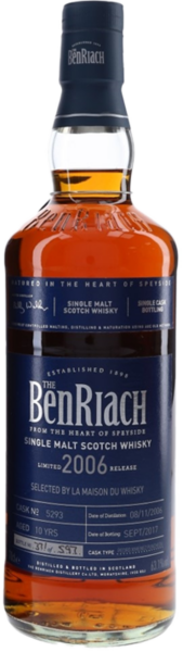 BenRiach 2006 Single Malt Scotch Whisky spirit image