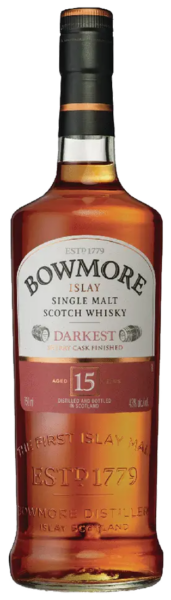 Bowmore Islay Single Malt Scotch Darkest 15 Years spirit image