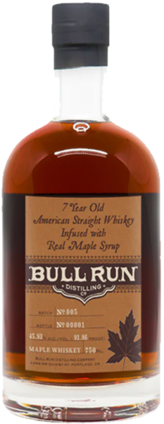 Bull Run 8 Year American Whiskey Infused with Maple Syrup spirit image