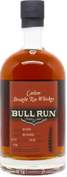 Bull Run Carlton Straight Rye Whiskey spirit image