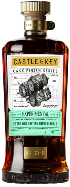 Castle & Key Straight Rye Finished in Extra Old Haitian Rhum Casks spirit image