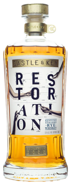 Castle & Key Restoration Rye 53% spirit image
