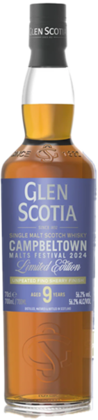 Glen Scotia Campbeltown Malts Festival 2024 9 Years Fino Sherry Finish spirit image