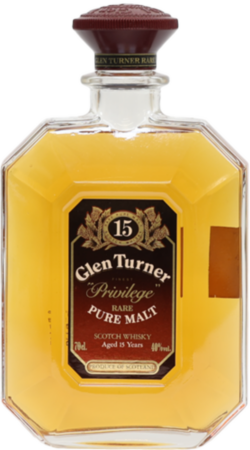 Glen Turner Privilege Rare Pure Malt 15 Years spirit image