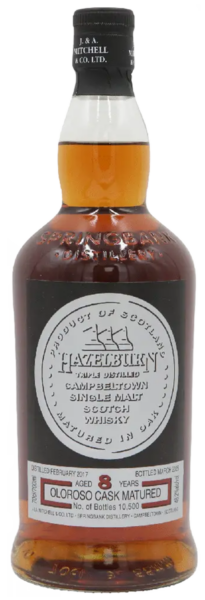 Hazelburn 8 Year Old Single Malt Scotch Whisky spirit image