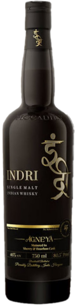 Indri Agneya Single Malt Indian Whisky spirit image