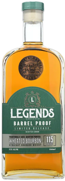 Legends Barrel Proof Wheated Bourbon spirit image