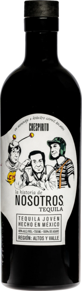 Nosotros X Chespirito Tequila Joven spirit image