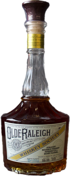 Olde Raleigh Whiskey Society Bourbon Finished in Honey Barrel spirit image