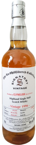 Signatory Vintage Clynelish Vintage 1996 spirit image