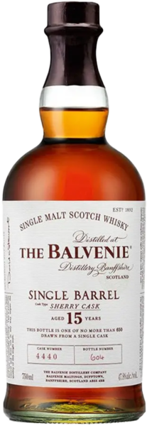 The Balvenie Single Barrel 15 Years spirit image