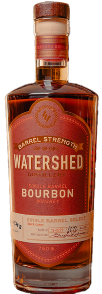Watershed Distillery Single Barrel Bourbon Whiskey spirit image