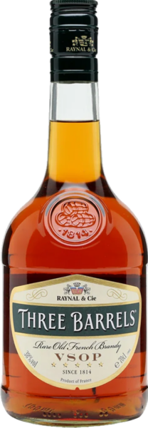 Three Barrels V.S.O.P. Brandy spirit image