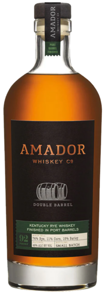 Amador Double Barrel Rye Whiskey Port Finish spirit image