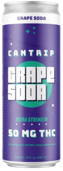 Cantrip Extra Strength 50mg THC Grape Soda spirit image