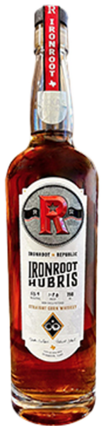 Ironroot Hubris Straight Corn Whiskey spirit image
