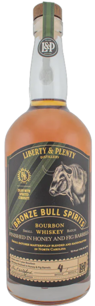 Liberty & Plenty Bronze Bull Spirits Bourbon Finished in Honey and Fig Barrels spirit image