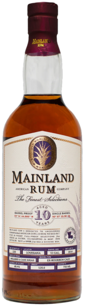 Mainland Rum 10 Years Louisiana spirit image