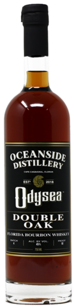 Oceanside Distillery Odysea Double Oak Bourbon spirit image