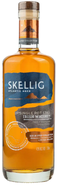 Skellig Triple Cask Single Pot Still Irish Whiskey spirit image